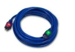 Pro Glo® 14/3 SJTW Lighted 15' Extension Cord With CGM - Blue