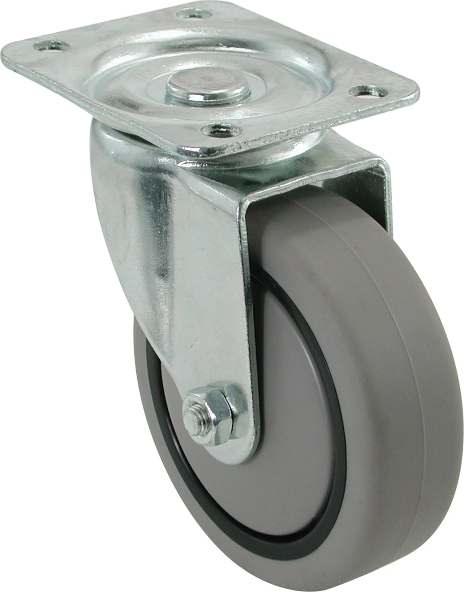 CASTER SOFT TPR: 3″ (75mm) Swivel Plate 3 CASTER SOFT TPR: 3″ (75mm) Swivel Plate