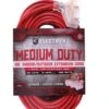 Electryx™ Medium Duty Indoor/Outdoor Triple Tap Extension Cord 100 FT Red -Home Improvement Store 042c27af 06cd 43f1 b703 20b1f27066a9
