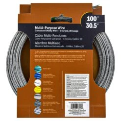 Hillman WIRE 20 GAUGE GALV 100' -Home Improvement Store 0528a32d 1f69 4911 929f 9e776bcc99ad
