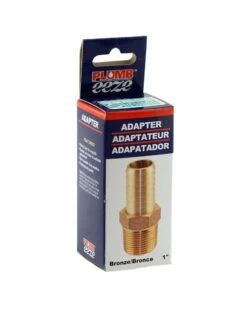 PLUMBeeze Bronze Male Adapter 1" MPT X 1" INS - No Lead