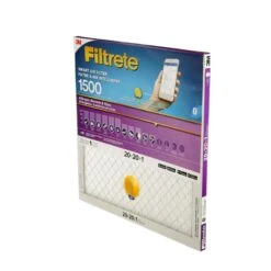 3M FILTRETE SMART ALLERGEN| BACTERIA & VIRUS FILTER|MPR 1500, 20 IN X 20 IN X 1 IN