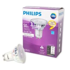 Philips BULB LED 50W GU10 DIMMABLE 3000K 3PACK