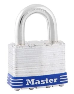 THE MASTER LOCK NO. 1D LAMINATED PADLOCK FEATURES