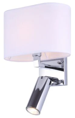 Canarm Berk 2-Bulb Wall Fixture- Chrome