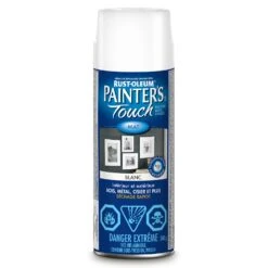Rust-Oleum Painters Touch Spray Paint White Flat 340g