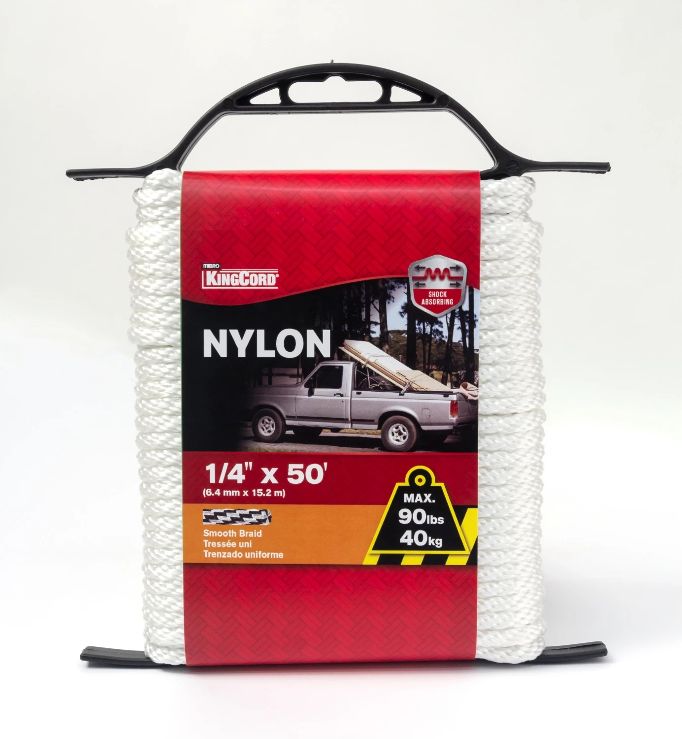 1/4"x50' NYLON SOLID BRAID WHITE 4 1/4"x50' NYLON SOLID BRAID WHITE - Image 2