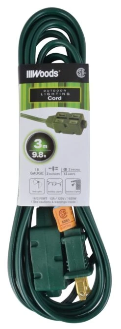 3M 16/2 SPT-2 3 OUTLET CORD