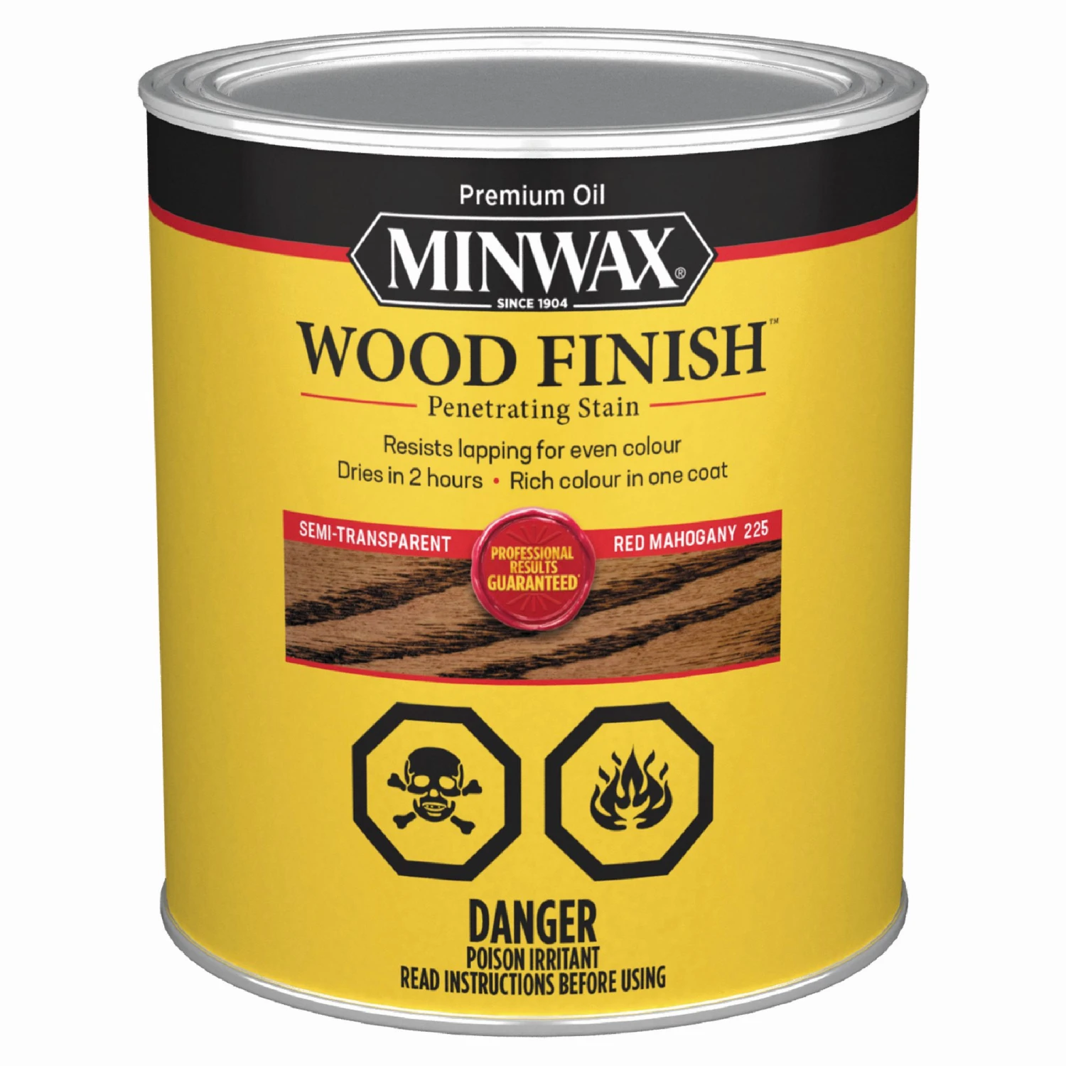 STAIN MINWAX WOOD FINISH-946ML RED MAHOGANY 3 STAIN MINWAX WOOD FINISH-946ML RED MAHOGANY