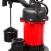 Red Lion Sump Pump With Vertical Float Switch, 1/3 HP, 115 Volts, 1-1/2" FNPT Discharge, 3200 GPH Max, 25 Ft Max Head, 8 Ft Cord, Automatic -Home Improvement Store 28eb6bae f641 4ee2 bfd1 a2839d860028