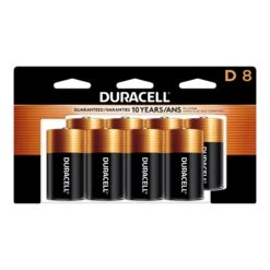 DURACELL D BATTERY 8PK