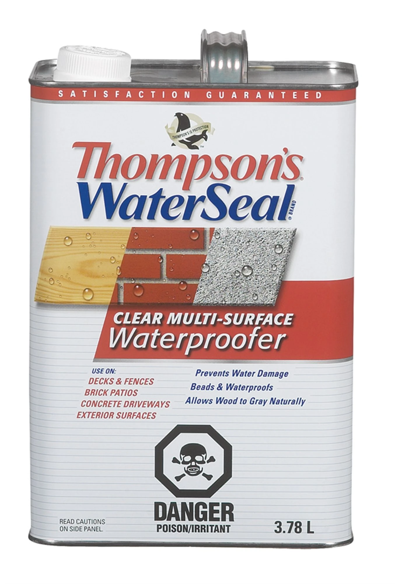 Water Seal 3.79 Ltr Thompson 2 Water Seal 3.79 Ltr Thompson