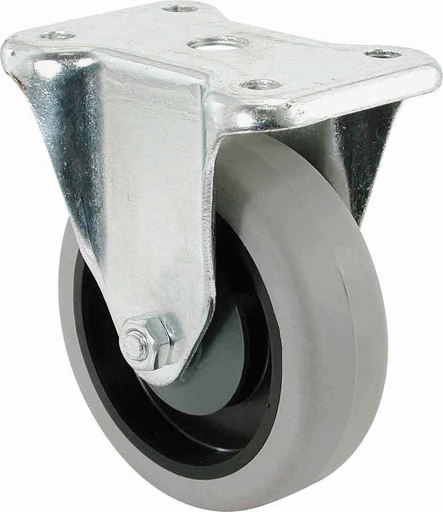 CASTER 4" RIGID GREY TPR 3 CASTER 4" RIGID GREY TPR