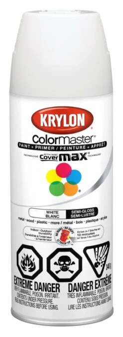 KRYLON® COLORMASTER? PAINT + PRIMER| SEMI-GLOSS| W