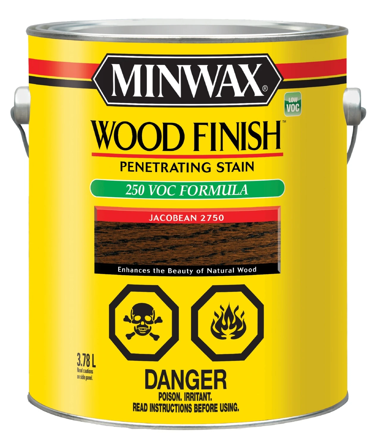 MINWAX® WOOD FINISH 250 VOC COMPLIANT| JACOBEAN| 3.78L 3 MINWAX® WOOD FINISH 250 VOC COMPLIANT| JACOBEAN| 3.78L