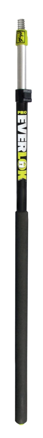 Pro Everlok Lightweight Aluminum Extension Pole 3'-6', With Large Foam Handle