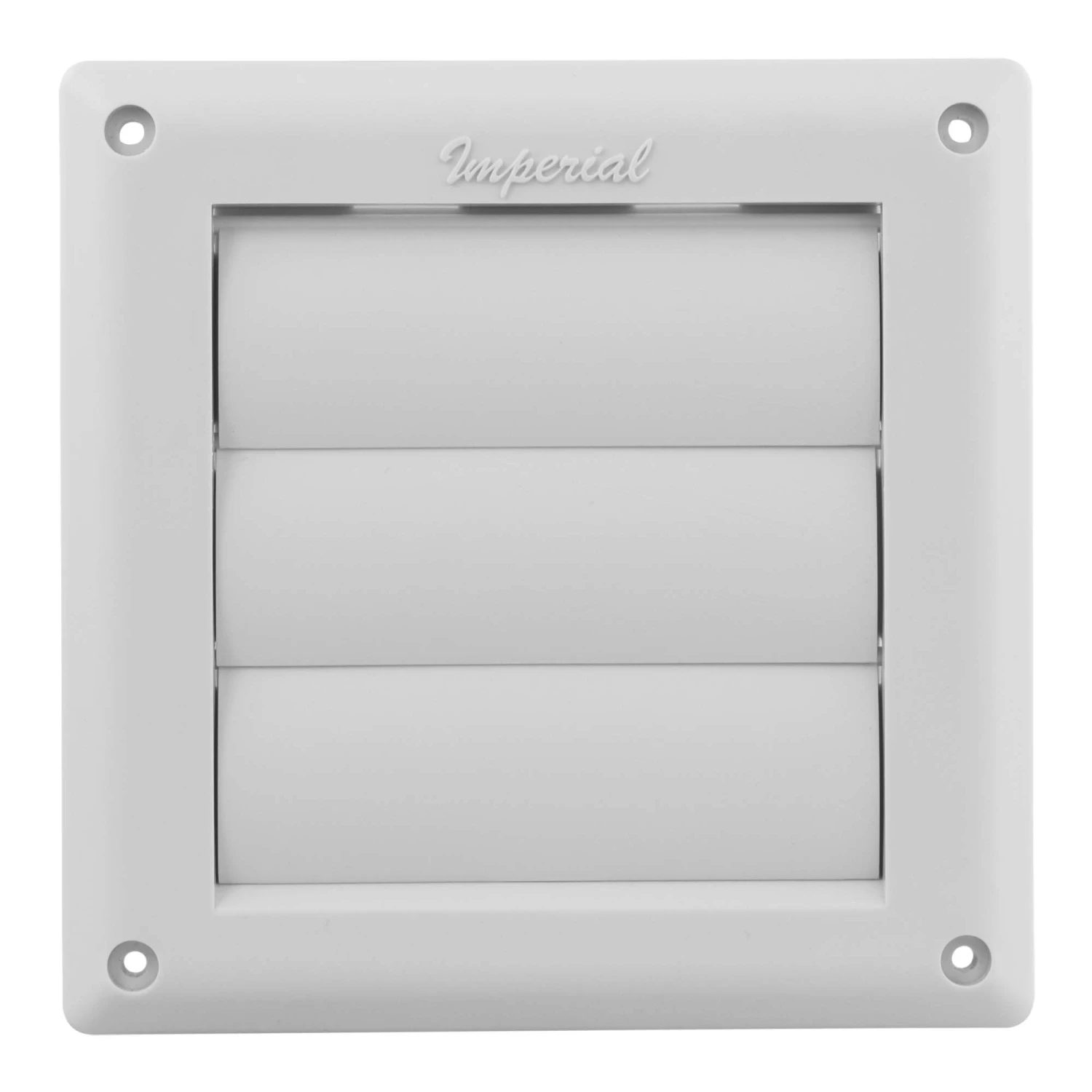 Louvered White Hood & Pipe, 4" 4 Louvered White Hood & Pipe, 4" - Image 2