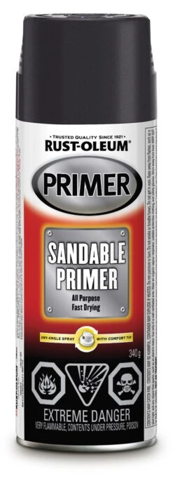 Rust-Oleum Sandable Black Primer 340g
