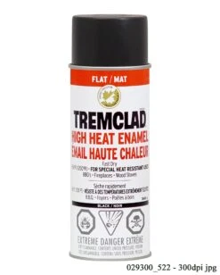 Rust-Oleum Tremclad Rust Paint Flat Black 340G High Heat Enamel