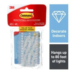 3M Command Decorating Clips Value Pack -Home Improvement Store 46ab6169 53c3 499c 9a51 03237eb1a567