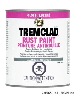 Rust-Oleum Tremclad Rust Paint Aluminum 946ml