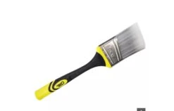 2 1/2 In. Goose-Neck Angle Sash Paint Brush , Polyester, Flexible Soft-Grip Handle
