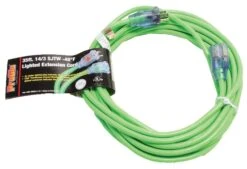 Pro Glo 35' 14/3 Extension Cord- Green