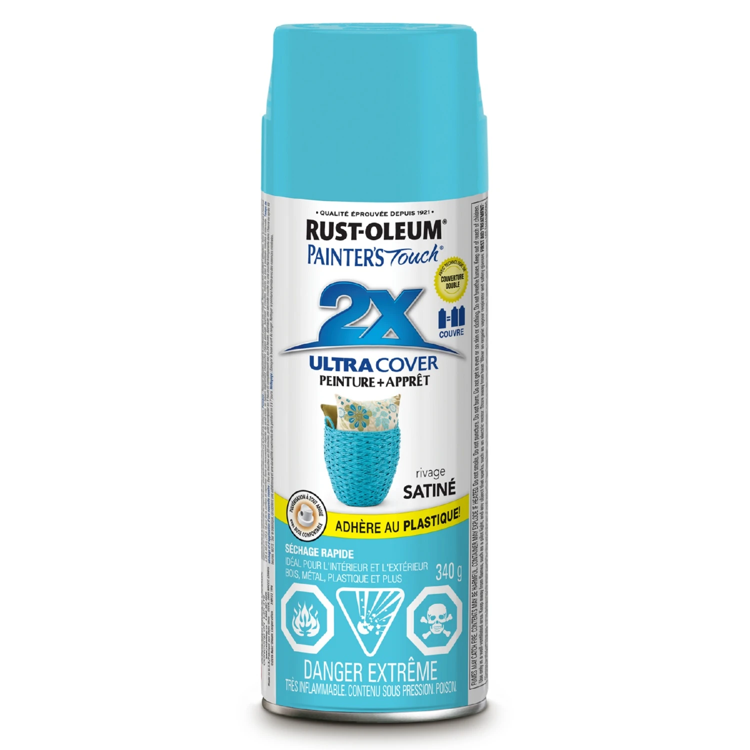 Rust-Oleum Paint Painters Touch Ouch Satin Seaside 340G 3 Rust-Oleum Paint Painters Touch Ouch Satin Seaside 340G