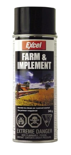 340G EXCEL AEROSOL FARM & IMPLEMENT ORANGE PAINT