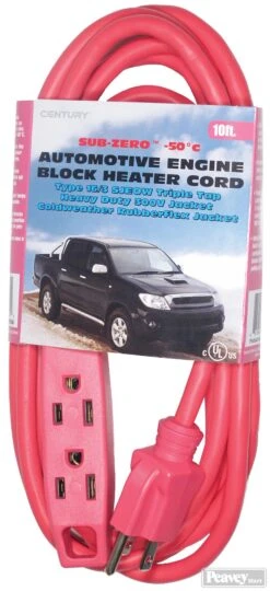 Rubberflex Pro Glo® 16/3 SJTW Block Heater Cord 9.8'