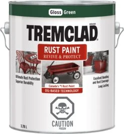Rust-Oleum Tremclad Rust Paint Green 3.78L