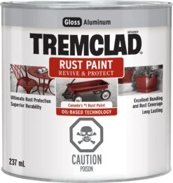 Rust-Oleum Tremclad Rust Paint Aluminum 237ml