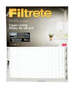 3M Filtrete™ Clean Living Basic Dust Filter Microparticle Performance Rating 300|20 IN X 24 IN X 1 IN