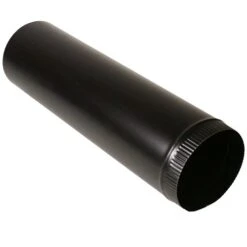 Imperial PIPE BLACK STOVE 24GA 7 X 24"