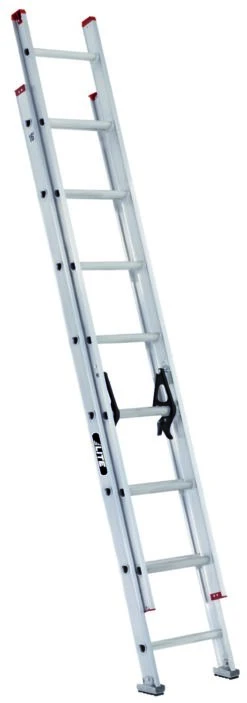 16' ALUMINUM EXTENSION LADDER TYPE 3- 200LB LIMIT