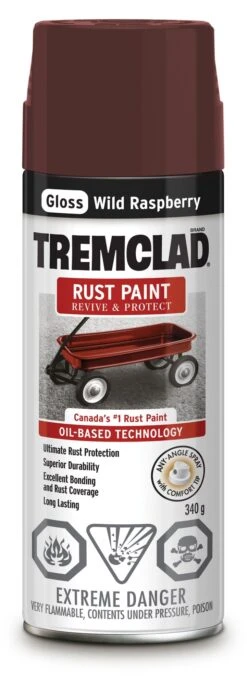 Rust-Oleum Tremclad Rust Paint Wild Raspberry 340G