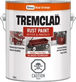 Rust-Oleum Tremclad Rust Paint Real Orange 3.78L