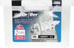 COBRA NYLON DRYWALL SELF DRILLING ANCHOR # 8LN