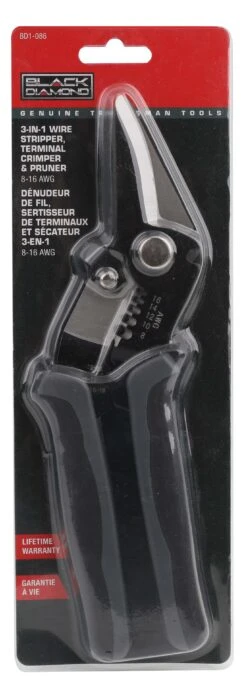 Black Diamond Wire Stripper / Pruner 8-16 AWG -Home Improvement Store 697ad856 aba3 4f8d ac2a 4698608c8a57