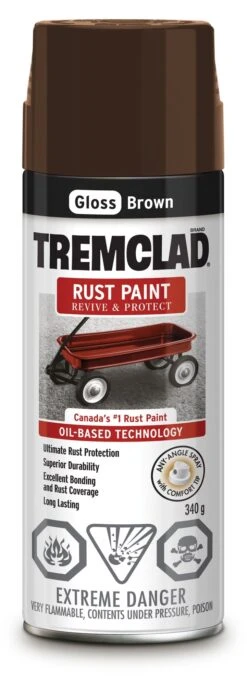 Rust-Oleum Tremclad Rust Paint Brown 340G