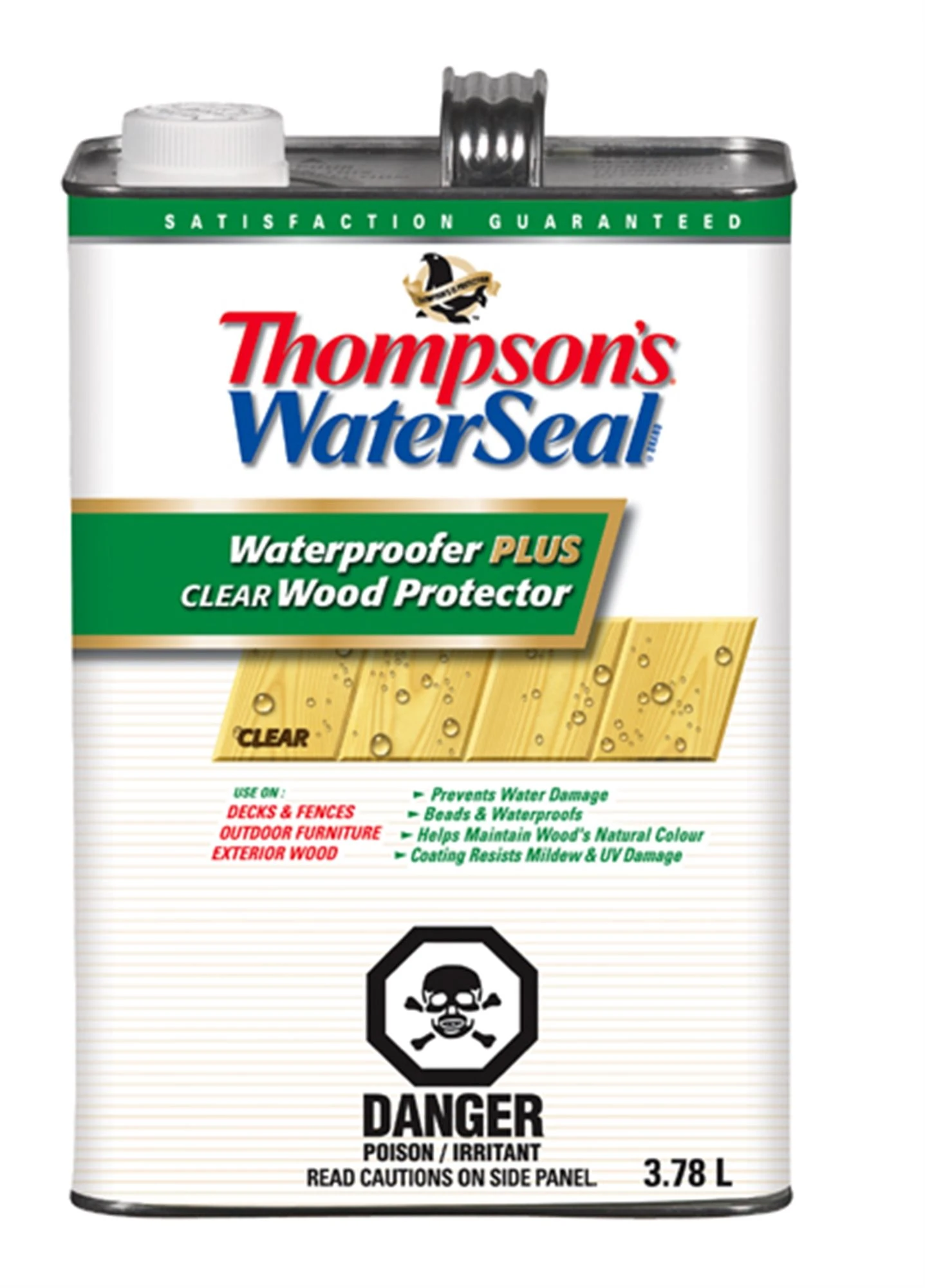 THOMPSON'S WATERSEAL WOOD PROTECTOR- 3.78L 3 THOMPSON'S WATERSEAL WOOD PROTECTOR- 3.78L