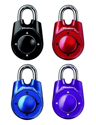 MASTER LOCK Speed Dial Combination Padlock - Assorted Colours 3 MASTER LOCK Speed Dial Combination Padlock - Assorted Colours