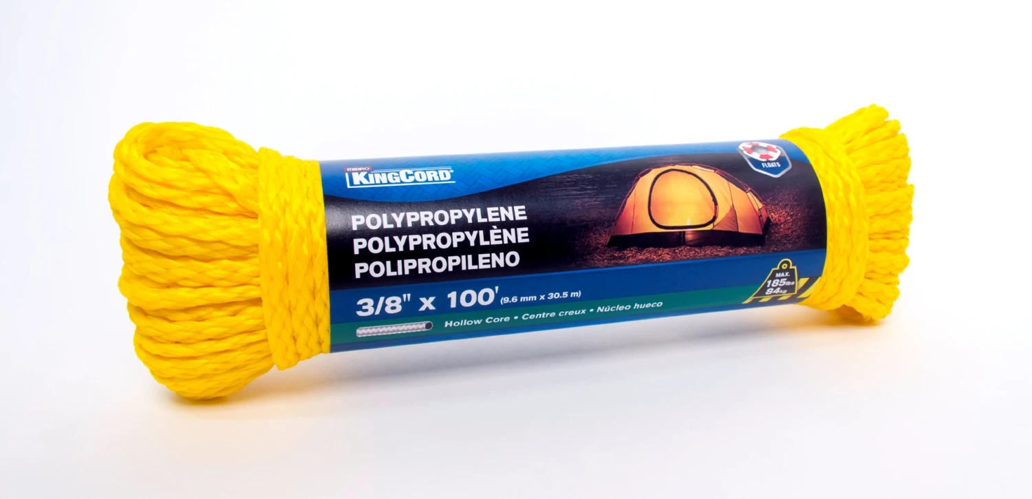 ROPE PP HOL YEL 3/8 X 100' 4 ROPE PP HOL YEL 3/8 X 100' - Image 2