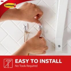 3M Command Wire Hooks Value Pack, Small, Clear, 9 Hooks 12 Small Strips -Home Improvement Store 743cdf50 135a 406c 9649 cdd23ba21d56
