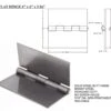 FLAT HINGE 6"X6" WELD ON 3/16" -Home Improvement Store 778e4b61 acf3 40e9 ba9d cb49c8de5446