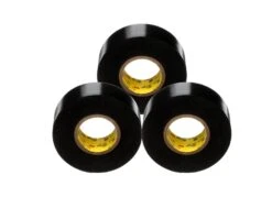 Scotch® Super 33+™ Vinyl Electrical Tape 6132-BA-3PK-6, Professional Grade, Black, 0.75 In X 66 Ft, 3 Rolls/Pack