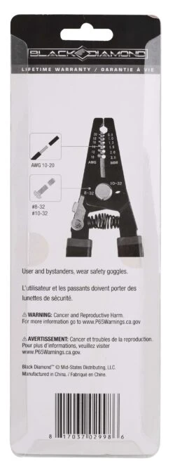 Black Diamond Wire Stripper / Bolt Cutter 10-20 AWG -Home Improvement Store 79ca0aaa a705 4bb3 91ec fd2badf4bbff