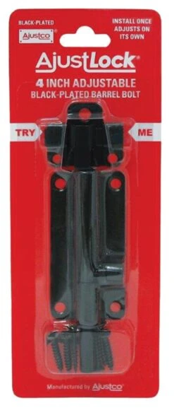 Hillman BARREL BOLT 4" BLACK