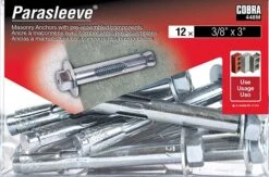Cobra 448M Concrete An Parasleeve 3/8" X 3" X 12
