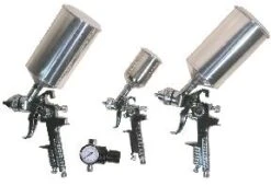 4 Piece HVLP Paint Gun Set